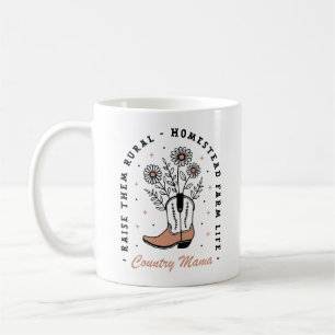 Country Mama Hausmädchen Hausmeister Landleben Zit Kaffeetasse