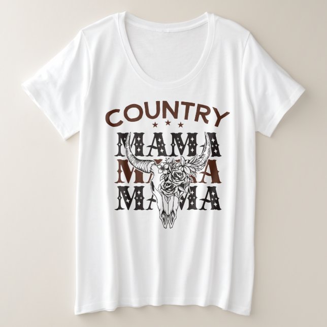 Country Mama Western Maman (Design devant)