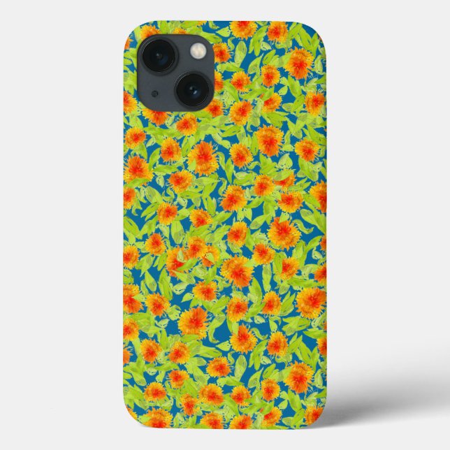 Country Marigolds auf Blue Case Mate iPad (Rückseite)