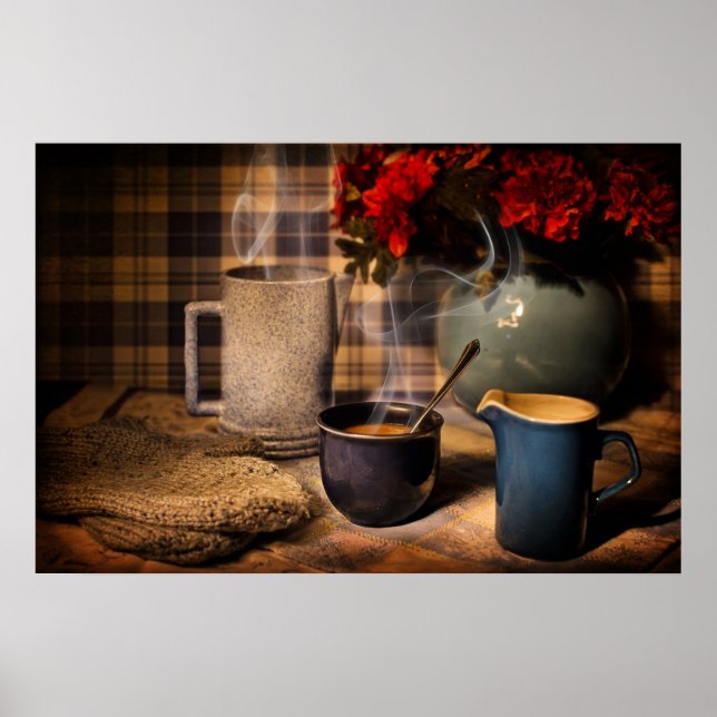 Country-Morgenkaffee Poster (Vorne)