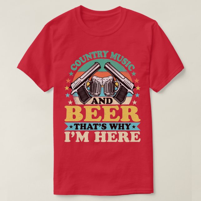 Country Music and Ber Das ist der Grund, warum ich T-Shirt (Design vorne)