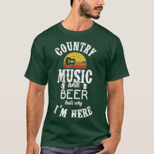 Country Music and Ber Das macht Musik und Musik au T-Shirt