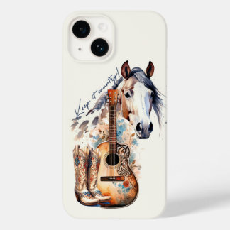Country Music Horse Boots Case-Mate iPhone 14 Hülle
