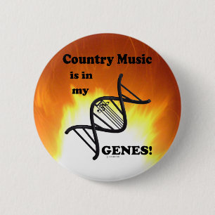 Country Music ist in meinen Genen Button