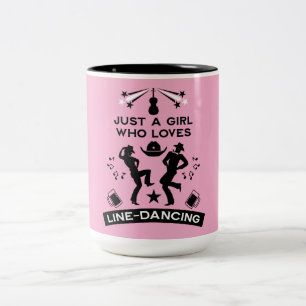 Country Music Line Tanz Zweifarbige Tasse