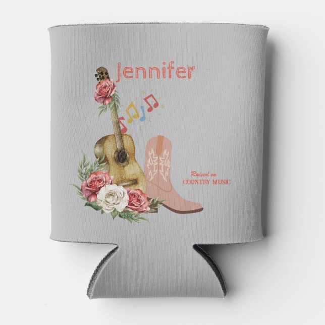 Country Music Personalisiert Dosenkühler (Vorderseite)