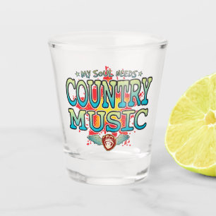 Country Music Soul Shootglas Schnapsglas