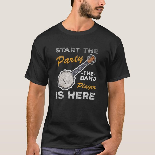 Country Musician Banjo Player Funny Bluegrass Teil T-Shirt (Vorderseite)