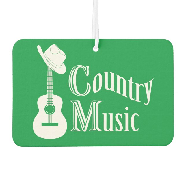 Country Musik Autolufterfrischer (Vorderseite)