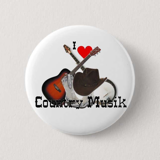 country musik button (Vorderseite)