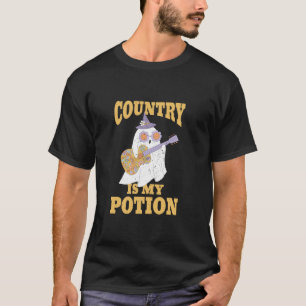 Country-Musik-Genre Harmonika Cowboy Alter Rhythmu T-Shirt