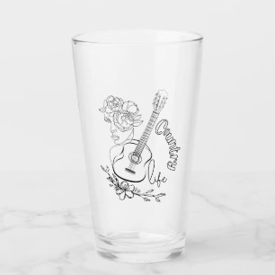 Country-Musik Glas
