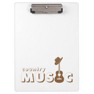 Country Musik Klemmbrett