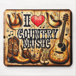 Country-Musik-Mauspad. Mousepad