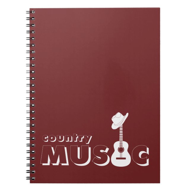 Country Musik Notizblock (Vorderseite)