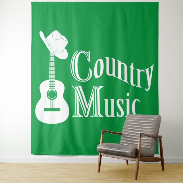Country Musik Wandteppich (Beispiel)