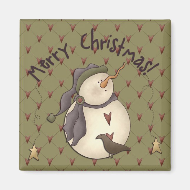 Country Nowel Christmas Magnet (Vorne)