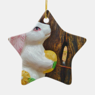 Country Ostersonne Keramikornament