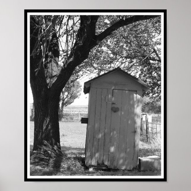 Country Outhouse Poster (Vorne)