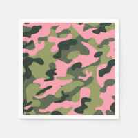 Country Pink Green Army Camouflage Camouflage Birt