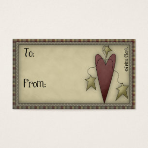Country Priester Heart - Geschenkmarke