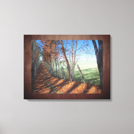 "Country Road" Kunstlandschaft Leinwanddruck