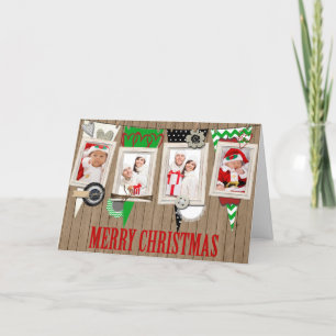Country Rustic Photo Carte de Noël