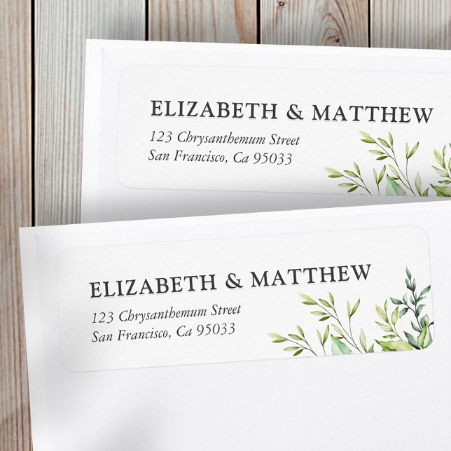 Country Rustic Woodsy und Foliage Wedage Return (Von Creator hochgeladen)