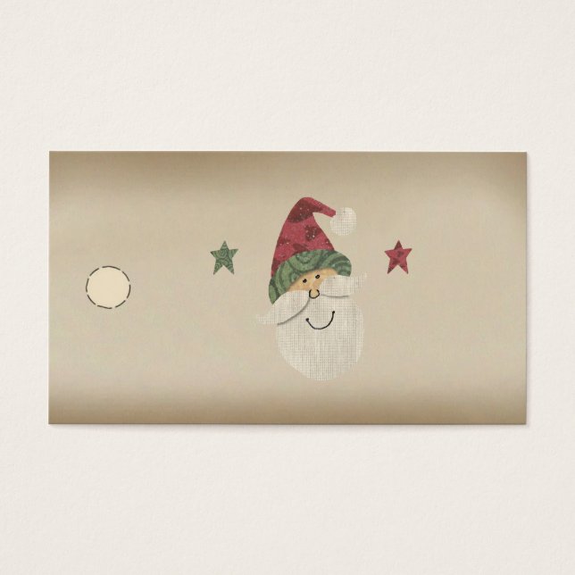Country Santa Hang Tag (Vorderseite)