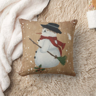 Country Snowman Coussin