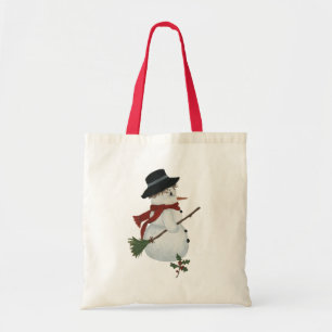 Country Snowman Tote Bag Tragetasche