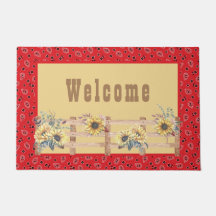 Country Sonnenblumen auf Bandana Print