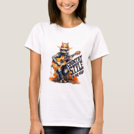 Country Style Kitty T-Shirt