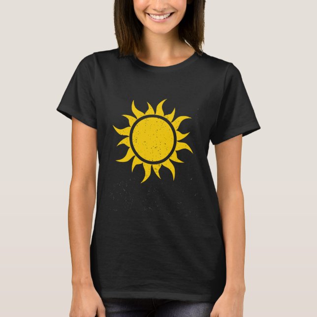 Country Sun, niedlich, einfach T-Shirt (Vorderseite)