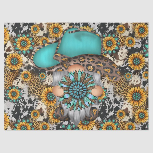 Country Sunflores Seidenpapier (Vorderseite)