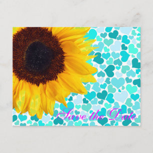 Country Sunflower Hearts Bride / House of Grosch Save The Date