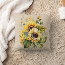Country Sunflower Splendor Kissen