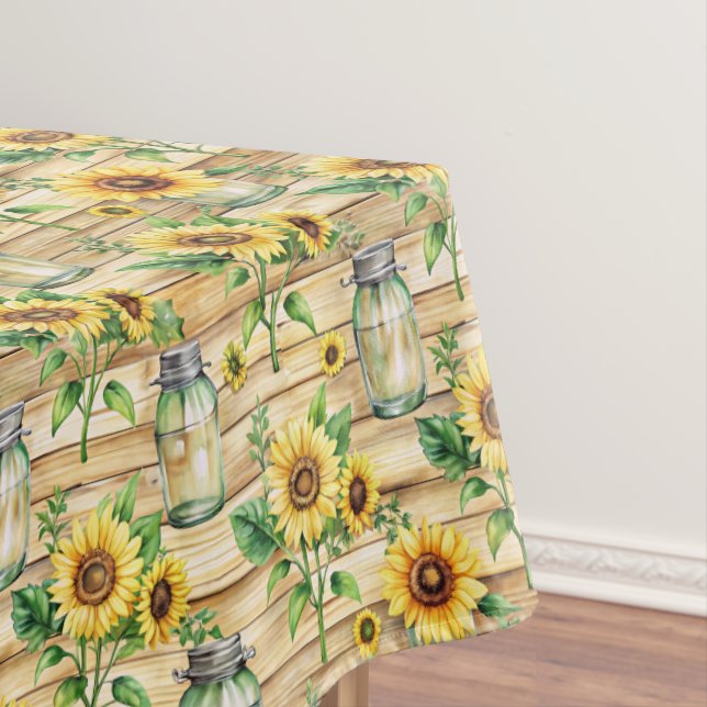 Country Sunflower Tischdecke (Beispiel)