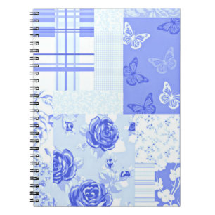 Country Sweet Cornflower Blue Notebook Notizblock
