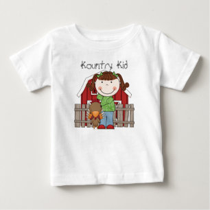 Country Theme Kountry Kid, Barn T - Shirt