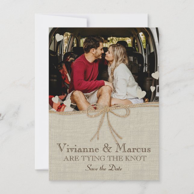 Country Wedding Save the Date (Vorderseite)