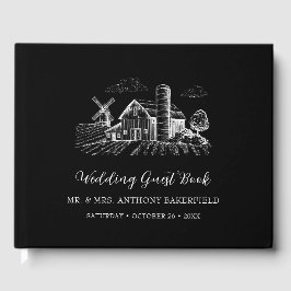 Country Western Barn Wedding Gästebuch