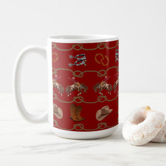 Country Western Cowboy Kaffeetasse