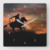 Country Western Cowboy und Pferd