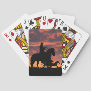 Country Western Cowboy Wilde Pferde Spielkarten