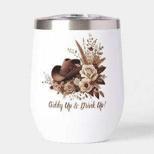 Country Western Cowgirl Hut mit Blume