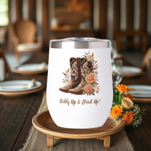 Country Western Cowgirl Stiefel mit Blume