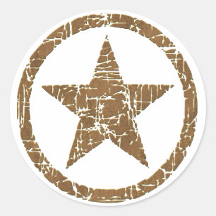 Country Western Crackstar Abzeichen D1 Sticker