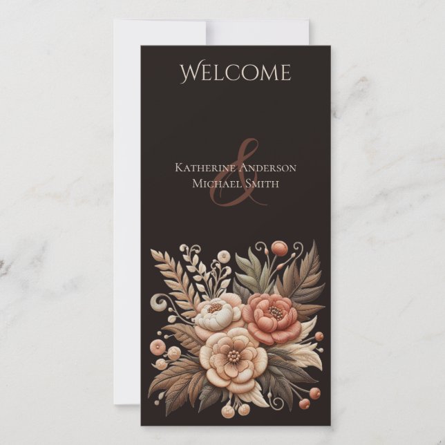 Country Western Hochzeitblumen (Vorderseite)