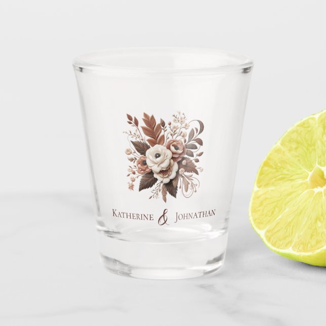 Country Western Hochzeitsgeld/Shot Dance- Schnapsglas (Vorderseite)